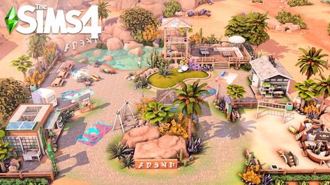 sims 4 build oasis springs Sims 4 Dog Park, Snowy Escape, Oasis Springs, Cc The Sims 4, The Sims 4 Lots, Sims 4 Speed Build, Sims 4 Challenges, Die Sims 4, Sims 4 House Plans