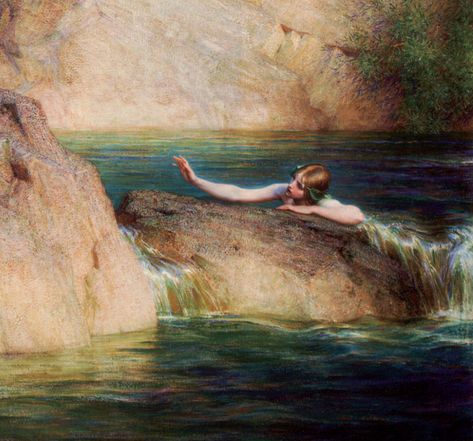 Herbert James Draper "Halcyone" 1915 | Flickr - Herbert James Draper, James Herbert, Sea Maiden, Gabriel Rossetti, John Everett Millais, 22 September, John William Waterhouse, Tate Gallery, Mermaids And Mermen