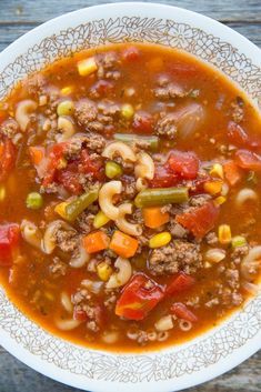 Hamburger Macaroni Soup, Macaroni Soup Recipes, Recipes Hamburger, Macaroni Soup, Hamburger Soup, Soup Recipes Slow Cooker, Crockpot Recipes Slow Cooker, Slow Cooker Soup, Easy Soups