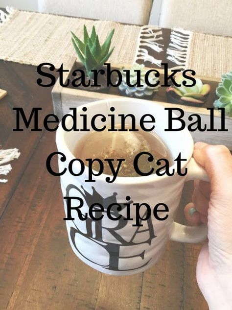 Starbucks Medicine Ball Copy Cat Recipe Starbucks Medicine Ball, Copy Cat Recipe, Flowers Outside, Starbucks Vanilla, Ground Hog, Healthy Tea, Starbucks Secret Menu, Starbucks Drinks Recipes, Starbucks Copycat