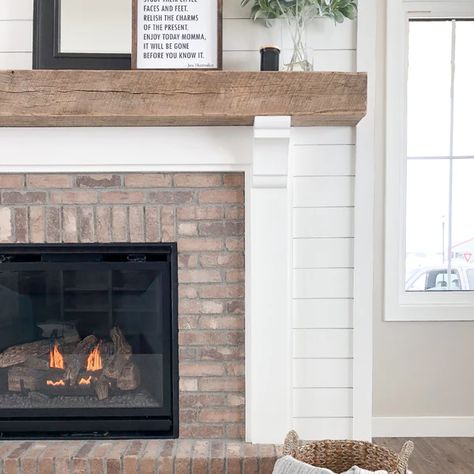 Reclaimed Mantel | Dakota Timber Co. Fireplace Mantels Rustic Wood Mantle, Corner Fireplace Living Room, Reclaimed Wood Fireplace, Reclaimed Wood Mantel, Wood Mantle Fireplace, Custom Fireplace Mantels, Fireplace Redo, Fireplace Update, Wood Mantel