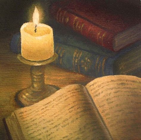 reading by candle light Old Drawings Vintage Book Art, Reading By Candlelight, Library Drawing, Kids Candles, Book Painting, Candle Reading, Old Candles, Coffee Drawing, Reading Area