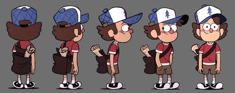 Dipper Pines (Gravity Falls) Pilot Turn Around Chart Character Rotation, Character Turnarounds, Cartoon Anatomy, Fairy Cats, Gravity Falls Characters, Draw Cartoons, Character Turnaround, Character Styles, Dipper And Mabel