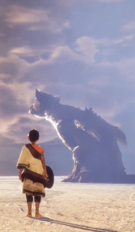 I truly believe that this and the ending are the best moments in The Last Guardian!!!❤️❤️❤️ The Last Guardian Concept Art, Trico The Last Guardian Art, The Last Guardian Trico, Trico The Last Guardian, The Last Guardian, Last Guardian, Shadow Of The Colossus, The Last, Fantasy Beasts