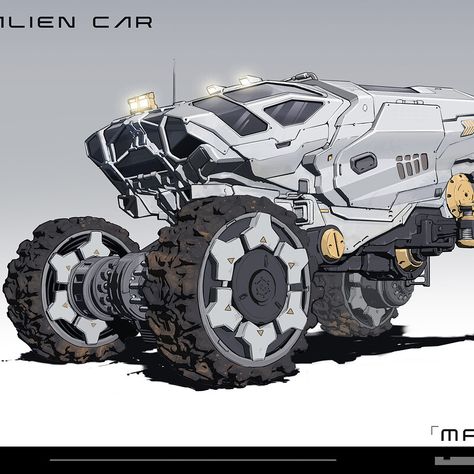 Space Vehicle Concept, Space Rover, Scifi Vehicle, Lunar Rover, Car Concept, Space Rover Concept, Lunar Vehicle, Sci Fi Car, Sci Fi Land Vehicle Concept Art