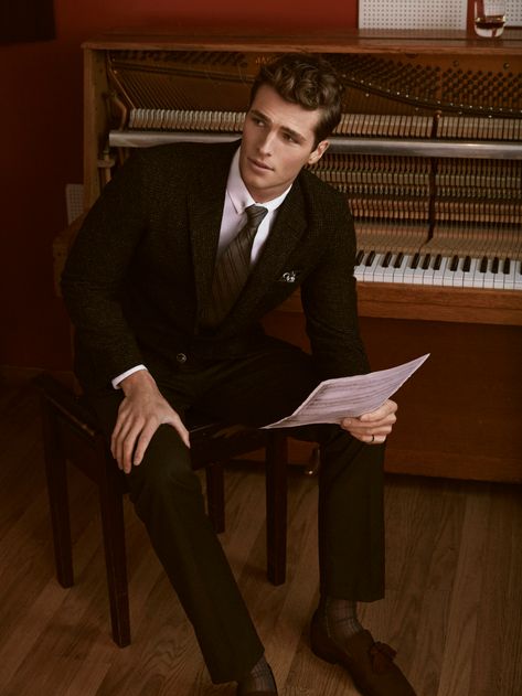 In My Words: Edward Wilding | Edward Wilding, Hugo Boss Suit, Handsome Older Men, Sheer Socks, Mens Dress Socks, Classy Men, African Beauty, Well Dressed Men, Fashion World