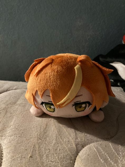 Yes I finally have Akito plush(I got him for Christmas) 🤑🤑 Akito Shinonome Plush, Pjsk Plushies, Mcdonalds Chicken, Shinonome Akito, Akito Shinonome, Ginger Boy, I Want Him, Chicken Tenders, Project Sekai