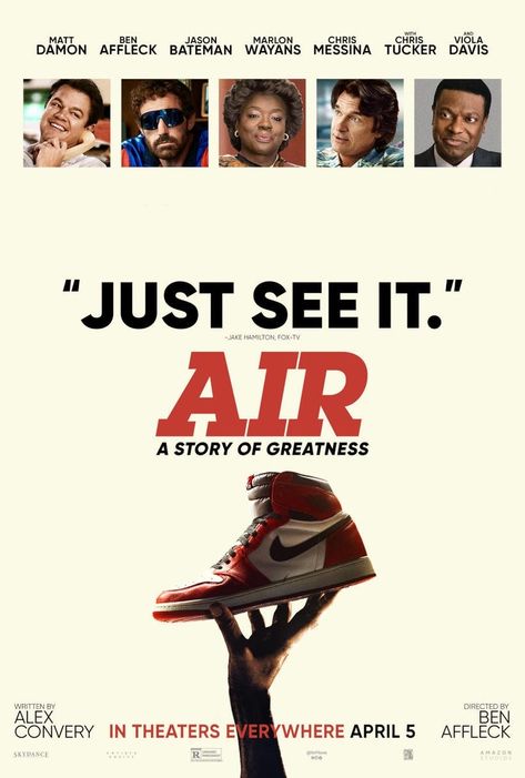 Air (2023) Air Movie 2023, Air Movie Poster, Indiana Jones 5, Throwback Movies, Air Movie, Posters Minimalist, Movies Posters, Movies Box, Documentary Movies