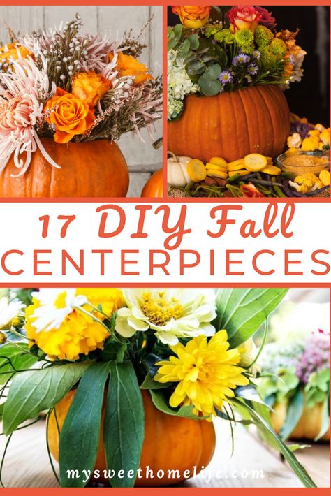 DIY Fall centerpieces for table #whitepumpkins #easyfallcenterpieces #cheapfallcenterpieces Inexpensive Fall Centerpieces, Fall Diy Centerpieces, Diy Fall Centerpieces, Fall Centerpieces For Table Diy, Fall Centerpiece Ideas, White Pumpkin Centerpieces, Fall Centerpieces Diy, Fall Pumpkin Centerpieces, Centerpiece Craft