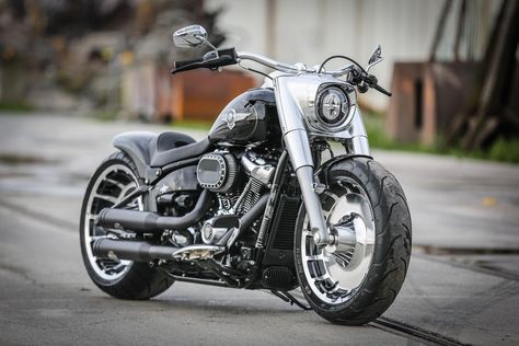 Thunderbike Clubman • H-D Fat Boy FLFBS Custom Motorcycle Hd 883 Iron, Harley Davidson Motorcycles Fatboy, Hd Fatboy, Harley Fat Boy, Harley Davidson Fatboy Custom, Softail Bobber, Harley Davidson Images, Harley Davidson Pictures, Harley Fatboy