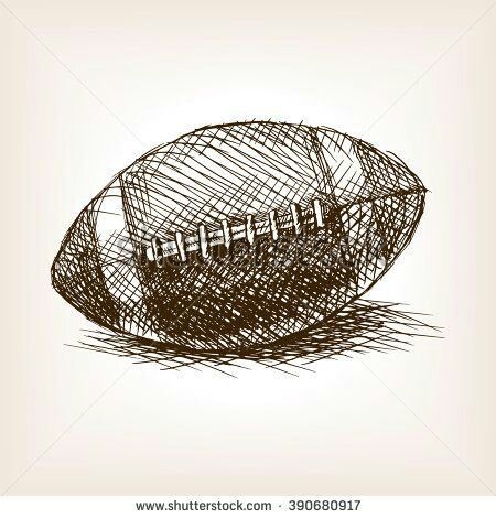 Football Tattoo Ideas, American Football Tattoo, Alabama Football Pictures, Football Tattoo, Football Drawing, Football American, Ball Drawing, Football Illustration, Football Drills