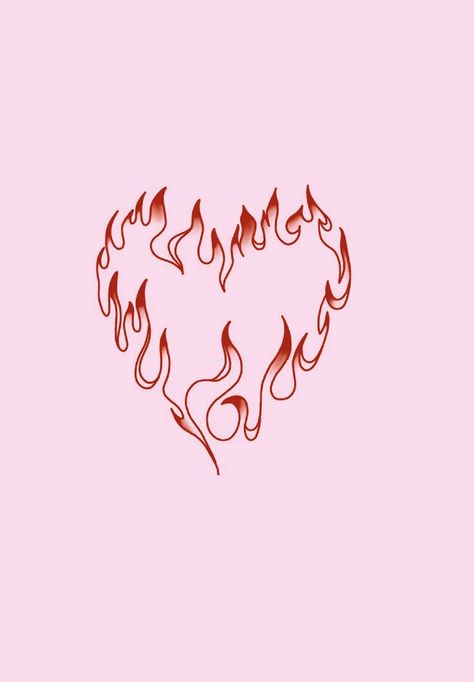 Burning Heart Tattoo, Fire Heart Tattoo, Heart On Fire Tattoo, Heart With Flames, Llama Tattoo, Heart Tattoo On Finger, Pretty Vibes, Fire Tattoo, Fire Designs