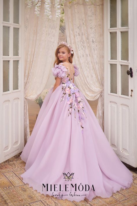 Girls Communion Dresses, Tulle Long Skirt, Flower Girl Crown, Custom Gown, Girls Pageant Dresses, Christening Dress, Gowns For Girls, Communion Dresses, Christening Gowns