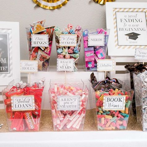 Hadley Designs no Instagram: “At home graduation idea: create a grad-themed candy bar for your family using these hilarious puns! Don’t mind me just filling my treat bag…” Medical Candy Bar Party Ideas, Medical School Graduation Party Ideas, Grad Candy Bar, Grad Candy, Aviation Party, Candy Bar Bags, Grad Party Theme, Graduation Candy Buffet, Graduation Treats