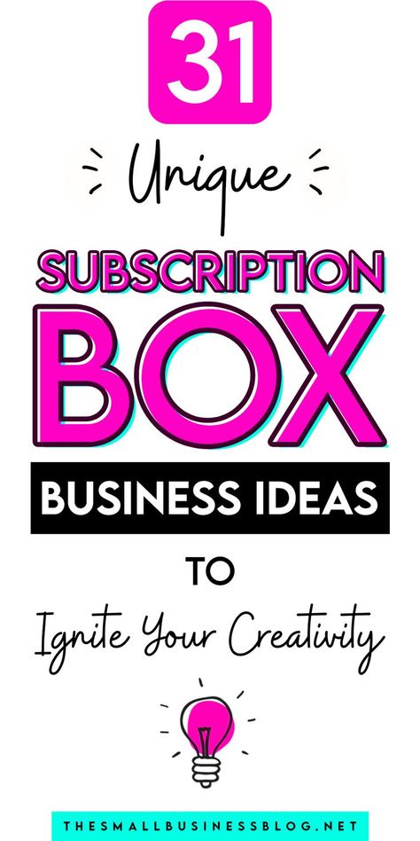 Uncover 31 unique subscription box business ideas you’ve never heard of! Dive into this innovative venture to find exclusive ways to make money online. Discover uncharted territories in the e-commerce space with these unique business models. Box Business Ideas, Subscription Box Business, Food Subscription Box, Book Subscription Box, Small Business Blog, Book Subscription, Business Models, Online Jobs From Home, Business Innovation