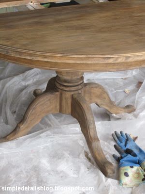 diy arhaus inspired weathered table Old Masters Gel Stain, Gel Stains, Dining Table Makeover, Kitchen Table Makeover, Bedroom Furniture Makeover, Furniture Rehab, Table Makeover, Gel Stain, Furniture Restoration