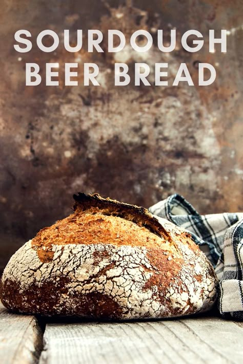 Beer Cake Tower, Dip For Beer Bread, Rye Sourdough Bread, Oven Baked Bread, Beer Can Cakes, Beer Mug Cake, Rye Sourdough, Butterbeer Recipe, Beer Bread Recipe