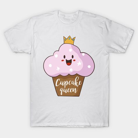 Funny Cupcakes, Crown Cupcakes, Cupcake Queen, Cupcake Gift, Cute Cupcake, Cake Lover, Cute Cupcakes, Gold Crown, Cute Gifts