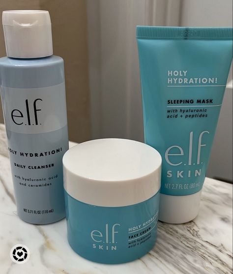 Elf Skincare, Facial Cleansing Routine, Elf Products, Salicylic Acid Cleanser, Elf Kit, E.l.f. Cosmetics, Night Skin Care Routine, Cleansing Routine, Effective Skin Care Products