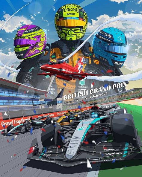 Lewis Hamilton Silverstone 2024, F1 Silverstone, F1 Racing Poster, Lewis Hamilton And George Russell, Mclaren Wallpaper, People Profile, F1 Girl, Mercedes Petronas, Pfp Material