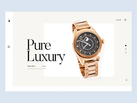 Luxury Watch E-Commerce Jewelry Website Design, Shopify Ecommerce, Online Store Design, Business Website Design, Website Ideas, Luxury Watch Brands, Website Design Layout, Jewelry Website, Womens Watches Luxury