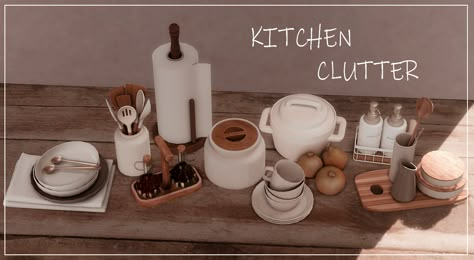 Sims 4 Cc Candles, Pinkbox Anye, Ts4 Clutter, Sims 4 Build Buy Cc, Sims 4 Decor, Sims 4 Kitchen, Build Buy Cc, Sims Furniture, Sims Packs