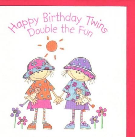 Happy Birthday twins Happy Birthday Twins Girls Wishes, Birthday Twins Quotes Friends, Happy Birthday Twin Sister, Twins Birthday Quotes, Happy Birthday Twins, Birthday Cards For Twins, Birthday Wishes For Twins, Verjaarsdag Wense, Birthday Twins