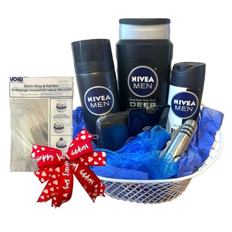 This Mens Gift Basket Set Is The Perfect Gift For Himhusband, Dad, Brother, Boyfriend, Fianc, Grandpa, Uncle, Best Friend! Also, Great For Any Occasion, Father’s Day, Christmas, Easter, Birthday, Valentine’s Day, Anniversary, Get Well, Appreciation, Thinking Of You, Thank You, Just Because And More!! Gift Basket Includes: Nivea Men Body Wash 16.9 Oz Nivea Men Body Spray Nivea Men Shaving Gel Bath Sponge 8 In 1 Multi-Use Tool Faux Leather Bifold Wallet Rfid Credit Card Protecter Sleeve Reusable W Dad Party Theme, Mens Gift Basket, Valentines Day Gift Basket, Men Body Spray, Fathers Day Gift Basket, Men Shaving, Beard Care Kit, Shaving Gel, Mens Body Wash