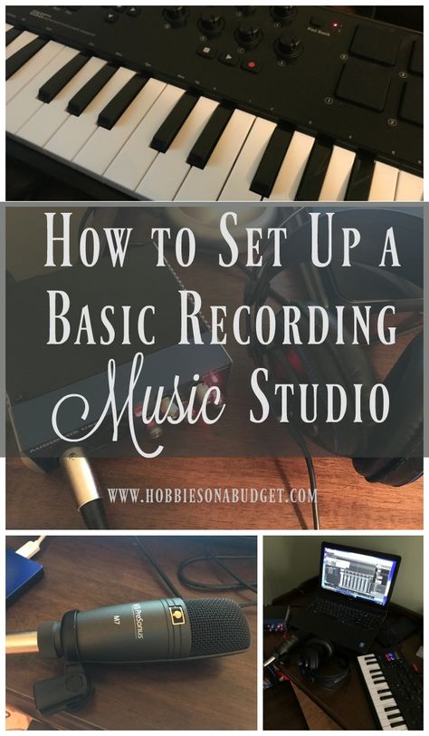 Homemade Studio Music, Simple Recording Studio, Diy Home Studio Music, How To Record Music At Home, Recording Music At Home, Music Recording Studio Aesthetic, Diy Home Recording Studio, Music Studio Room Ideas, Music Studio Room Design