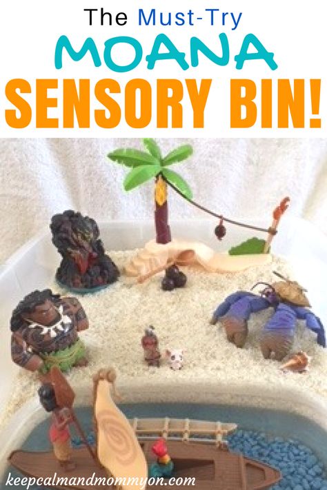 Sensory Bin Ideas, Sensory Activities, Activities For Kids, Activities For Toddlers, Activities For Preschoolers, Activities For Kindergarteners, Moana Toys, Moana Activities, Moana Crafts Moana Activities, Winter Sensory Bin, Moana Crafts, Sensory Bin Ideas, Fall Sensory Bin, Table For Kids, Sensory Activities Toddlers, Activities For Kindergarten, Parenting Ideas