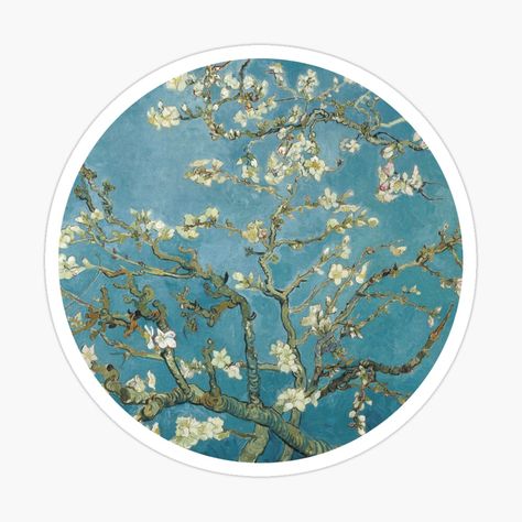 Vincent Van Gogh, Collage, Van Gogh Almond Blossom, Almond Blossom, Stickers For Sale, Van Gogh, Frosting, Almond, Blossom