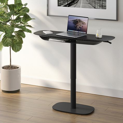 Soma 1133 Height Adjustable Modern Console Table | BDI Furniture Laptop Desk Stand, Sit Stand Workstation, Modern Glass Coffee Table, Home Theater Furniture, Lift Coffee Table, Adjustable Height Standing Desk, Adjustable Standing Desk, Desk And Chair Set, Adjustable Height Table