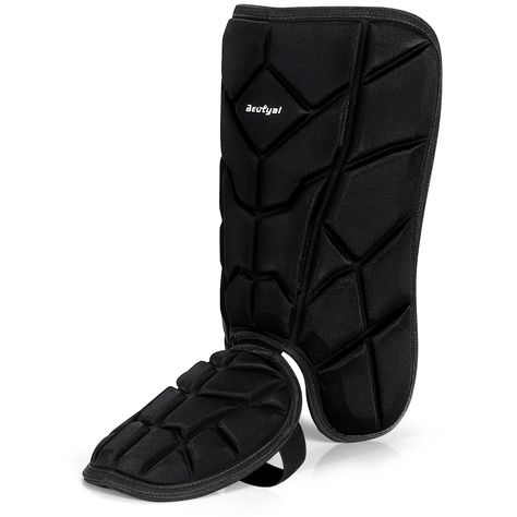 PRICES MAY VARY. 【Protective Gear Leg Guard】Our baseball leg guard features impact shield technology with highly resilient EVA flex pads, provides maximum leg protection for calves, ankles and insteps. 【Adjustable Leg Guard】With adjustable straps and a quick-release velcro, allowing you to be game-ready in no time. The leg guard is a combination of pads that protect the legs and pads that protect the feet, you can disassemble or assemble it according to your need anytime. 【Removable Extended Foo Baseball Leg Guard, Shin Guard, Shin Guards, Protective Gear, Adjustable Legs, Baseball Softball, Quick Release, Softball, Adjustable Straps