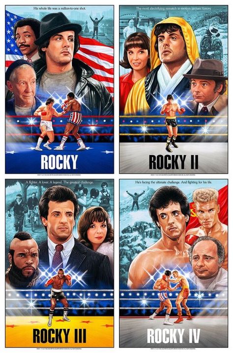 Rock Balboa, Rocky Balboa Poster, Stallone Movies, Rocky Series, Rocky Poster, Rocky Film, Rocky Ii, Italian Stallion, Boxing Posters