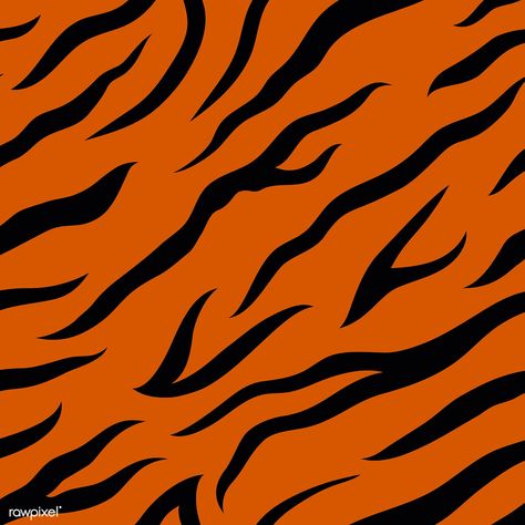 Tiger stripes seamless vector pattern | free image by rawpixel.com / manotang Tiger Stripe Tattoo, Striped Artwork, Diagonal Stripes Pattern, Colorful Animal Print, Deco Jungle, Tiger Drawing, Pet Tiger, Art Attack, Tiger Design