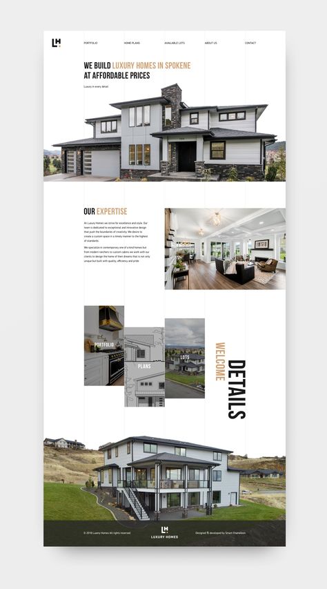 Commercial Real Estate Website Design, Commercial Construction Marketing, Website Design Construction, House Website Design, About Page Web Design, Construction Website Design, Banner Design Website, Color Palette Website, Website About Page