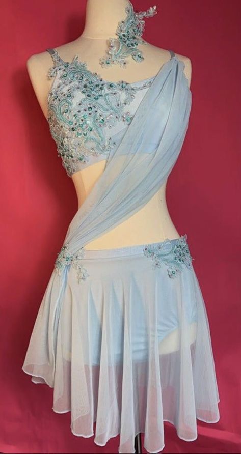 Contemporary Dance Outfits, Cute Dance Costumes, Dance Recital Costumes, Pretty Dance Costumes, Dance Costumes Dresses, Dance Competition Costumes, Dance Costumes Lyrical, Jazz Costumes, Falling Star