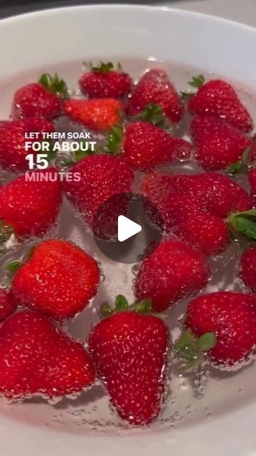 Sweet & Sour on Instagram: "🍓 Here’s how to properly clean your strawberries (and all your other produce):
(Via: @olivercareco)

✨ did you know that strawberries are consistently ranked #1 on the EWGs Dirty Dozen list of the most pesticide-contaminated produce. And many pesticides are endocrine disruptors!

Directions:
step 1: submerge your strawberries in a bowl of water
step 2: add about half a cup of any vinegar
step 3: soak them for about 10-15 min
step 4: rinse under cold water and dry

**bonus: if you want to take it a step further, add 2 tbsp of baking soda to the vinegar solution. 

#AmericanEats
#USFoodie
#TasteofAmerica
#AmericanFlavors
#YummyUS
#StatesideEats
#AllAmericanDining
#USAfoodlove
#FlavorsOfTheStates
#AmericanFoodCulture" How To Clean Strawberries, How To Wash Strawberries, How To Store Strawberries, Amazing Food Hacks, Baking Soda Water, Dirty Dozen, Usa Food, Endocrine Disruptors, Soda Recipe