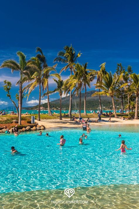 Dive into paradise with our guide to the 'Things to Do in Airlie Beach,' featuring the tropical oasis of Airlie Beach Lagoon! 🌴✨ Ready for Airlie Beach adventures? Dive into our article for all the details! 👉🔗 #ThingsToDoInAirlieBeach #TropicalParadiseAdventure #AirlieBeachTravel #ExploreAustralia #AirlieBeachLagoonExperience Whitsunday Islands, Beautiful Beach Pictures, Airlie Beach, Tropical Oasis, The Great Barrier Reef, Beach Adventure, Great Barrier Reef, Tropical Paradise, Vacation Spots