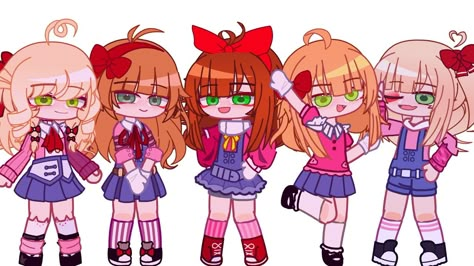 Afton Family Gacha, Fnaf Designs, Fnaf Gacha Club, Afton Gacha, Fnaf Afton Family, Gacha Design, Gacha Designs, Elizabeth Afton, Gacha Outfit Ideas