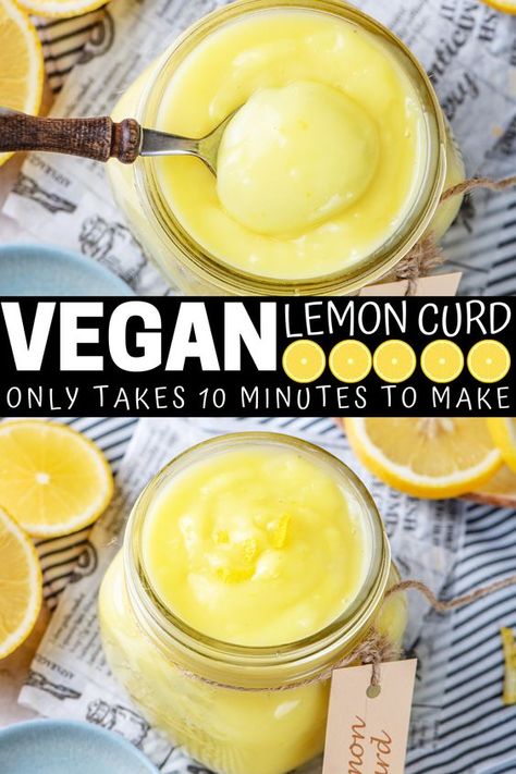 Vegan Lemon Curd, Vegan Baking Recipes, Health Signs, Vegan Sauces, Vegan Gluten Free Recipes, Dairy Free Dessert, Vegan Dessert Recipes, Vegan Treats, Sem Lactose