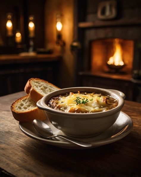 Nothing beats the rich, savory flavor of French onion soup, topped with gooey melted cheese! 
What’s your go-to comfort soup? Follow for more!
#5dishchallenge #icancookchallenge #recipes #food #foodie #foodporn #cooking #recipe #foodphotography #instafood #foodblogger #yummy #healthyfood #homemade #salad #soup #delicious #foodstagram #vegetables #cooking #pasta Soup Season Aesthetic, Soup Christmas, Soup Comfort, School Reference, November Mood, Christmas Soup, Cooking Pasta, Salad Soup, Winter Soup