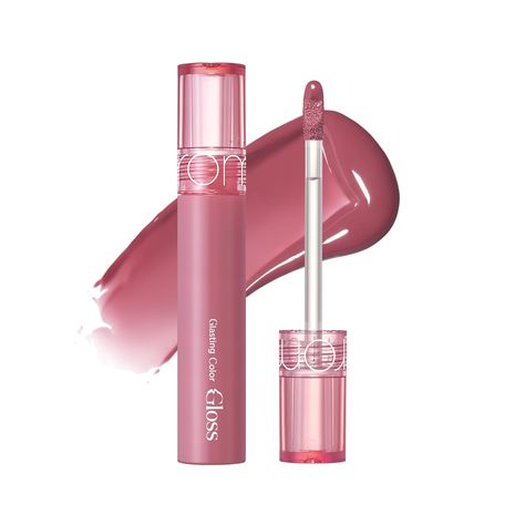 rom&nd Glasting Color Gloss (04 GRAPY WAY) Rom Nd Lipstick, Lipstick Rom&nd, Makeup Png, Makeup Gloss, Peach Makeup, Serious Skin Care, Makeup Eyeshadow Palette, Makeup Needs, Fancy Makeup