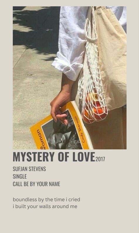 Mystery Of Love Sufjan Stevens, Sufjan Stevens Poster, Mystery Of Love, Cindy Sherman, Sufjan Stevens, Love Poster, Love Posters, Room Posters, Room Inspo