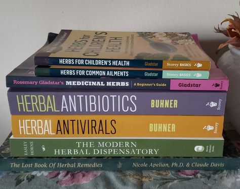 I've been asked quite a bit recently on what my favorite herbal books are. It's a hard question to answer, as there is no one book that encompasses all the information one can learn from our plant allies. I wanted to create a reference list of some of my favorite and most used books, including beginner's books, more indepth, food philosophy, animal care, pregnancy, herbs for children, and foraging. What are your favorite herbal books? Herbal Books, Herbal Books For Beginners, Herbs Book, Pregnancy Herbs, Herbalism Books, Rosemary Gladstar Books, History Of Herbal Medicine, Herbal Medicine Books, Books On Herbalism