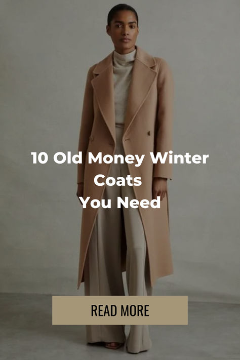 Discover 10 timeless old money winter coats that exude elegance and sophistication. From classic wool overcoats to luxurious cashmere trench coats, these styles will keep you warm while showcasing understated wealth and heritage. Perfect for the refined gentleman who values quality and tradition."

old money style, luxury winter coats, classic men's fashion, wool overcoat, cashmere trench coat, timeless style, elegant winter wear Elegant Winter Jacket, Old Money Winter Coat, Old Money Coat, Coats 2024, Old Money Winter, Herringbone Coat, Trendy Coat, Luxury Winter, Wool Overcoat