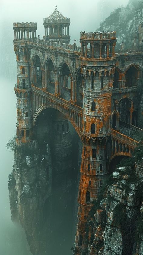 Abandoned Castle Aesthetic, Castle Ruins Aesthetic, Wallpaper Huawei, Abandoned Palace, Old Palace, Fantasy Cottage, Drawing Scenery, Ruined City, Creepy Houses