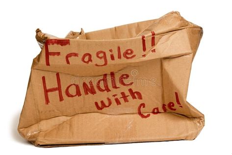 Fragile Brown Box XXXL. Crushed large shipping box isolated on white, but with s , #SPONSORED, #XXXL, #Crushed, #Box, #Fragile, #Brown #ad Foam Packaging, Paper Work, Brown Box, Protective Packaging, Packaging Solutions, Custom Packaging, Paper Shopping Bag, New Work, Stock Images Free