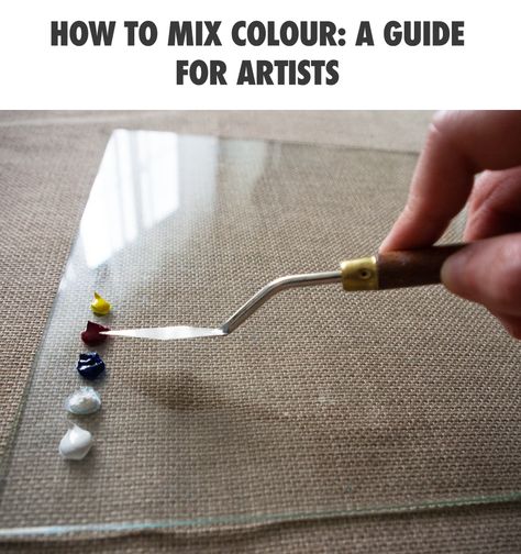 Acrylic Painting Guide, How To Mix Acrylic Paint, How To Oil Paint, Oil Color Painting, Ceramic Dogs, Skill To Learn, Color Mixing Guide, Mixing Paint Colors, Paint Mixing