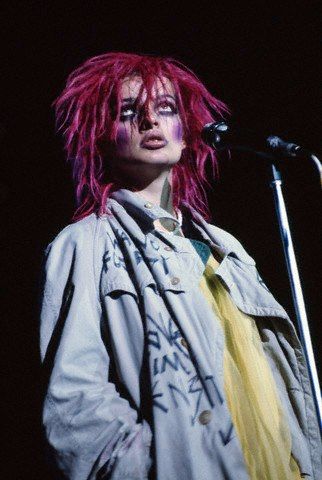 Paris, Olympia, 1980 Lene Lovich, Her Poster, Punk Baby, Punk Glam, Nina Hagen, Goth Glam, Arte Punk, Alternative Makeup, Riot Grrrl